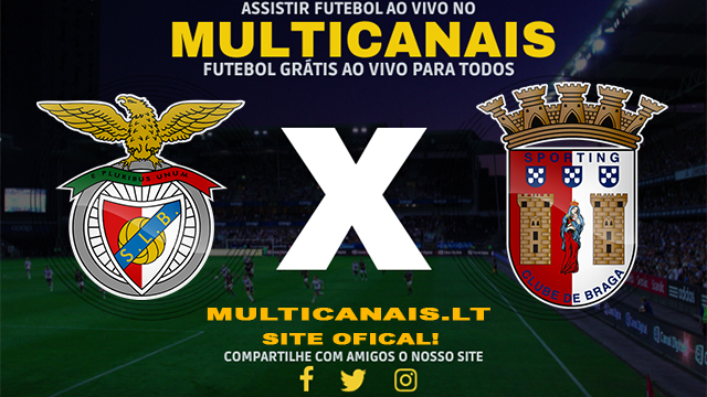 Assistir Benfica x Braga AO VIVO Online 08/01/2025