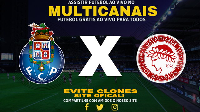 Assistir Porto x Olympiakos AO VIVO Online 23/01/2025