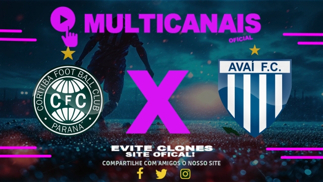 Assistir Coritiba x Avaí AO VIVO Online 31/05/2025