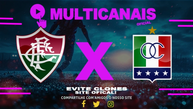 Assistir Fluminense x Once Caldas AO VIVO Online 29/05/2025