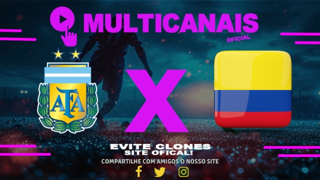 Assistir Argentina x Colômbia AO VIVO Online 10/06/2025