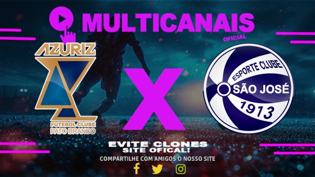 Assistir Azuriz x São José-RS AO VIVO Online 08/06/2025