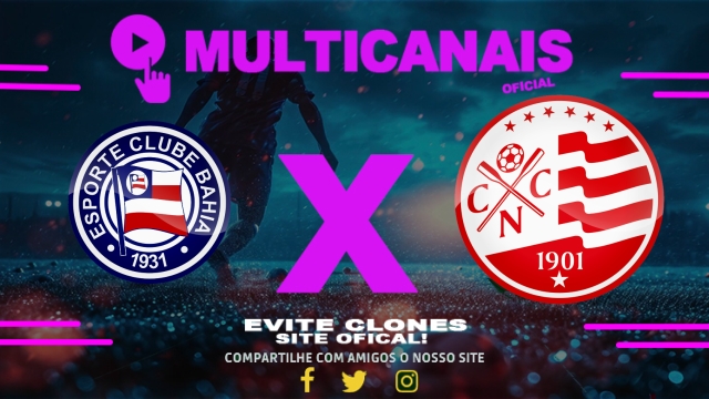 Assistir Bahia x Náutico AO VIVO Online 07/06/2025