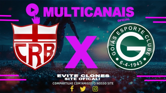 Assistir CRB x Goiás AO VIVO Online 14/06/2025