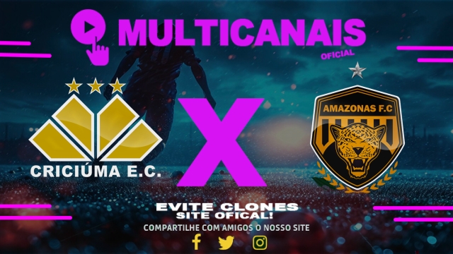 Assistir Criciúma x Amazonas AO VIVO Online 15/06/2025