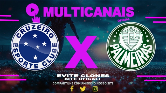 Assistir Cruzeiro x Palmeiras AO VIVO Online 01/06/2025