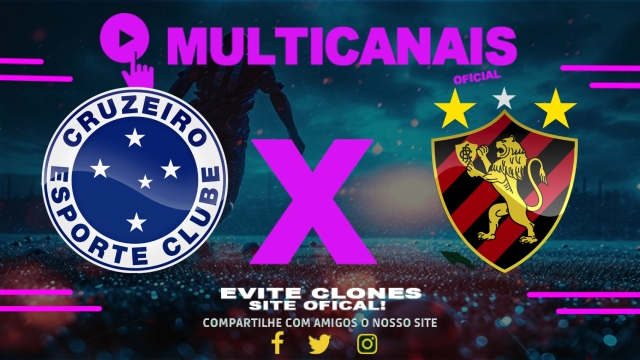 Assistir Cruzeiro x Sport AO VIVO Online 14/06/2025