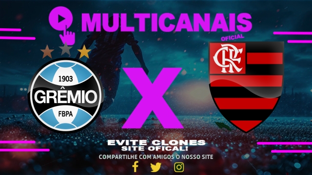 Assistir Grêmio x Flamengo AO VIVO Online 18/06/2025