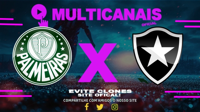 Assistir Palmeiras x Botafogo AO VIVO Online 28/06/2025