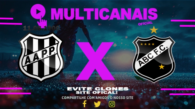 Assistir Ponte Preta x ABC AO VIVO Online 14/06/2025