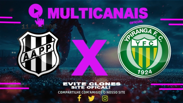 Assistir Ponte Preta x Ypiranga-RS AO VIVO Online 02/06/2025