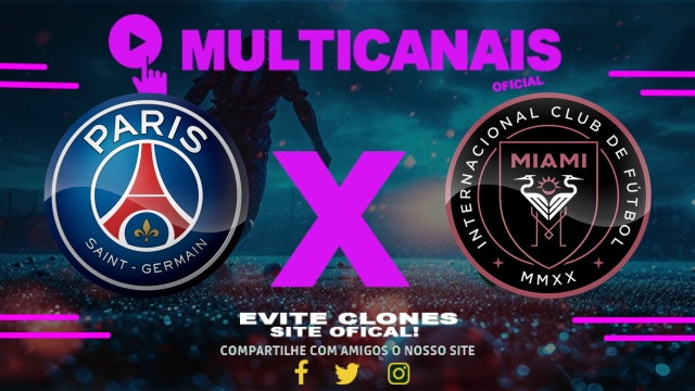 Assistir PSG x Inter Miami AO VIVO Online 29/06/2025