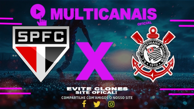 Assistir São Paulo x Corinthians AO VIVO Online 22/06/2025