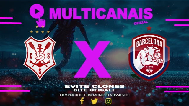 Assistir Sergipe x Barcelona-BA AO VIVO Online 08/06/2025